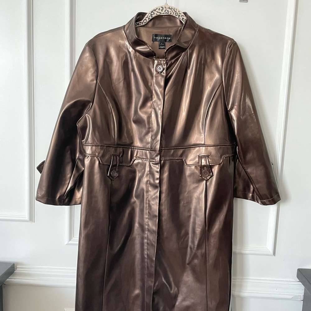Bagatelle Latex-Like Coat